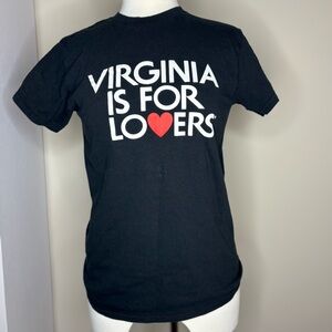 Virginia Is For Lovers Gildan Black Heavy Cotton T-Shirt